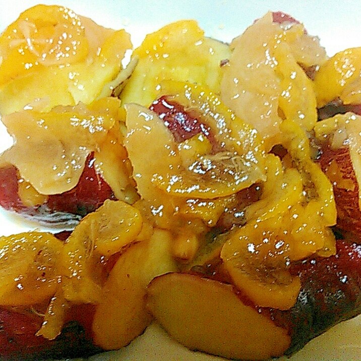 サツマイモの柚子＆生姜煮